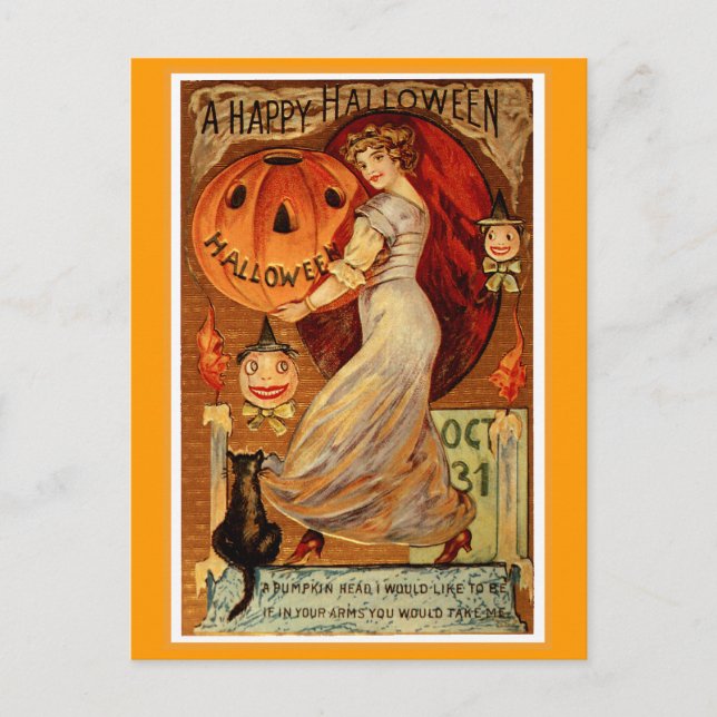 A Happy Halloween Postcard (Front)
