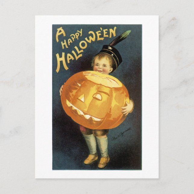 A Happy Halloween Postcard (Front)
