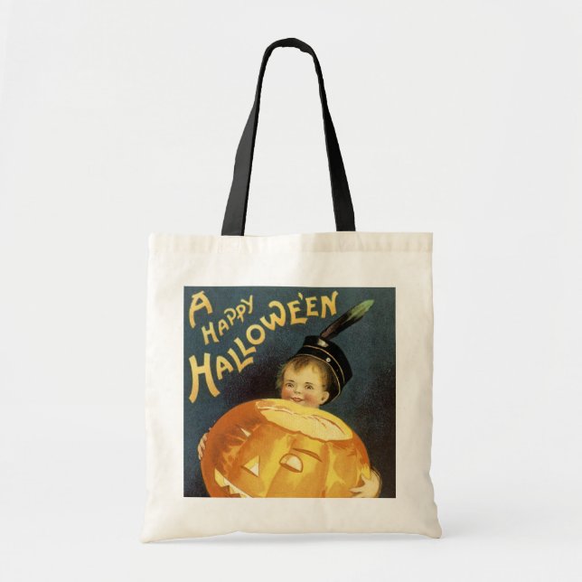 A Happy Halloween Tote Bag (Front)