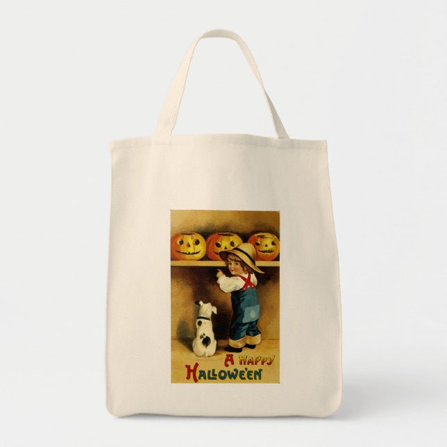 A Happy Halloween Tote Bag (Front)
