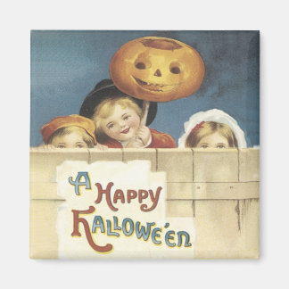 A Happy Halloween Vintage Magnet