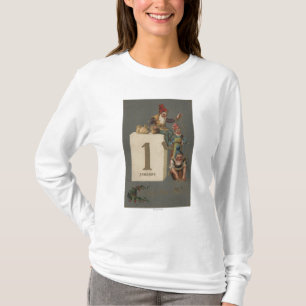 A Happy New YearGnomes Throwing Money T-Shirt