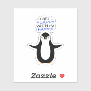 A happy penguin