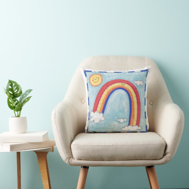 A Happy Rainbow Cushion (Chair)