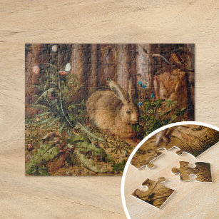 A Hare in the Forest   Hans Hoffmann Jigsaw Puzzle