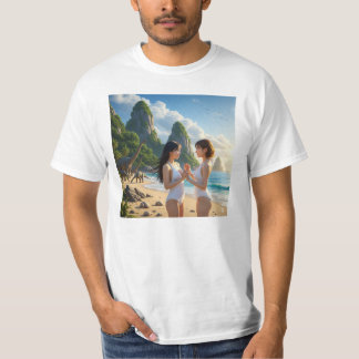 a harmonious relationship between girls of the Jur T-Shirt