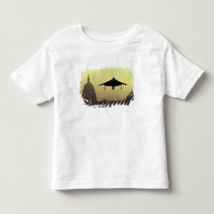 A Harrier jet landing on the Mall at dawn with Toddler T-Shirt
