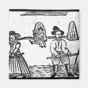A Harvesting Scene Magnet