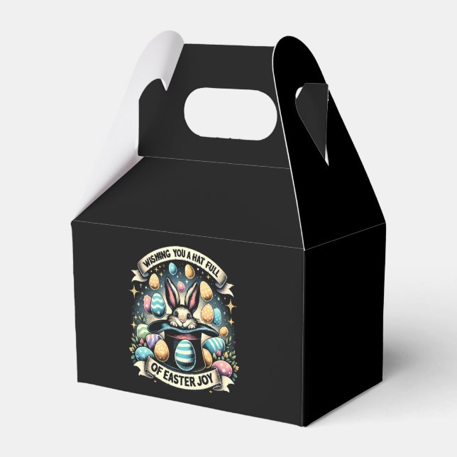 A Hat full of Easter Joy Favour Box (Front Side)
