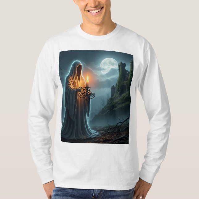 “A Haunting We Will Go” Long Sleeve T-Shirt – Unis (Front)
