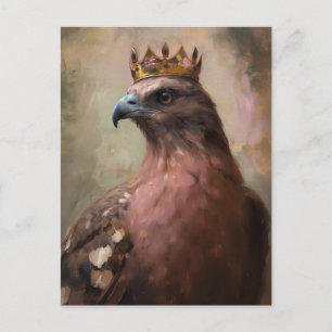 A Hawk With a Crown Postcard