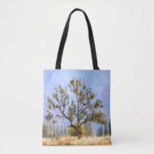 A hazy day in the valley... tote bag