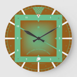 A Healthy Mind in a Healthy Body Large Clock