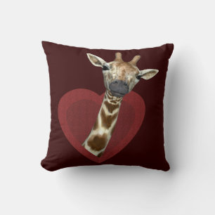 A Heart For Giraffes Cushion