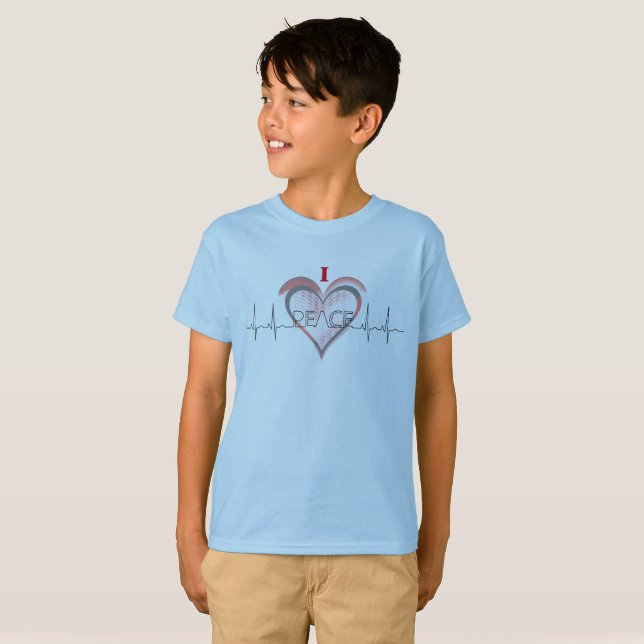 A heart for Peace T-Shirt (Front Full)