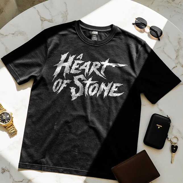 A Heart of Stone - Motivational Design T-shirt (Creator Uploaded)