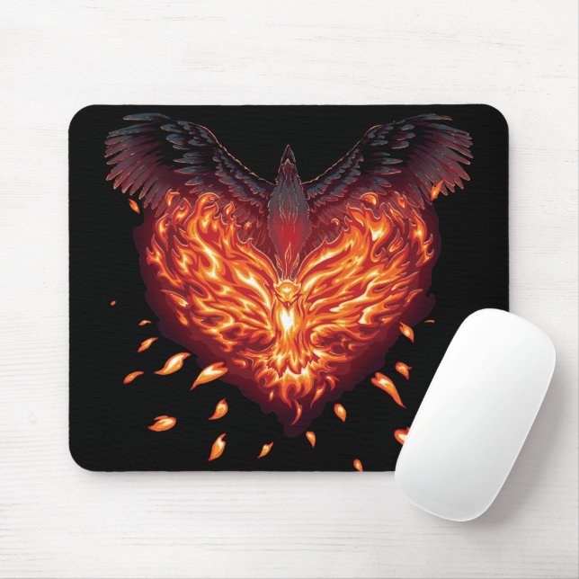 A Heart Reborn Mouse Pad (With Mouse)
