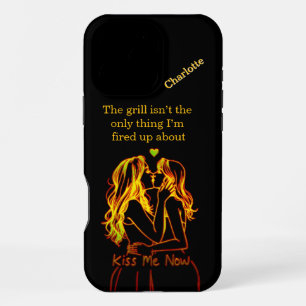 A heartfelt lighter featuring a romantic design iPhone 16 pro max case