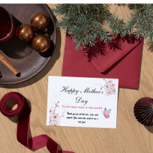 A Heartfelt Mother's Day poster Card