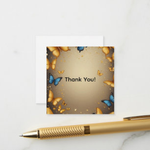 A heartfelt thank you note enclosure card