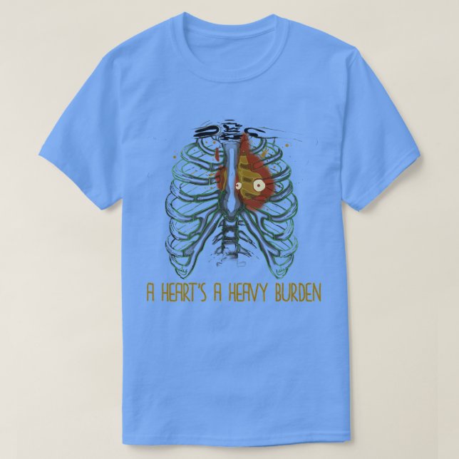 A HeartS A Heavy Burden Tapestry T-Shirt (Design Front)