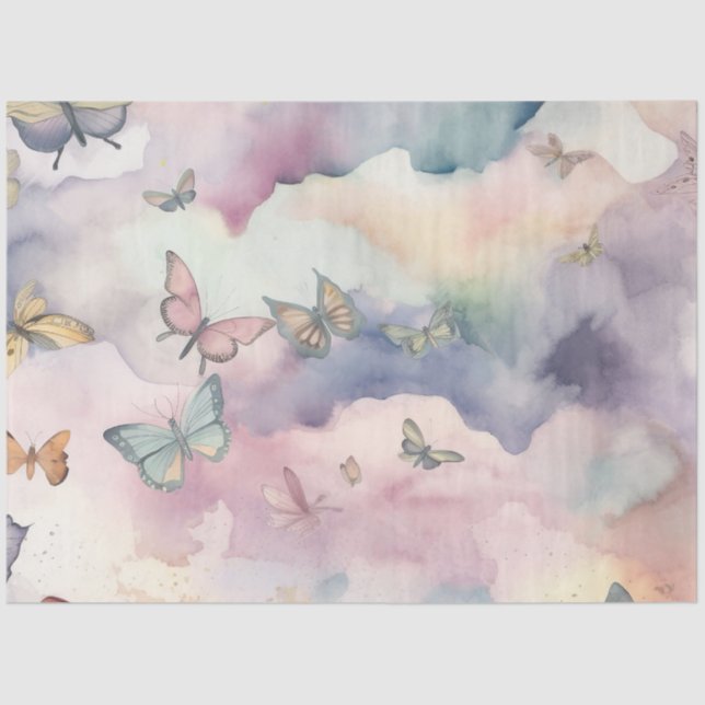 A Heavenly Butterfly Series Design 16 Tissue Paper (Front)