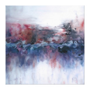 A Heavenly Unworldly And Spiritual Abstract Landsc Canvas Print