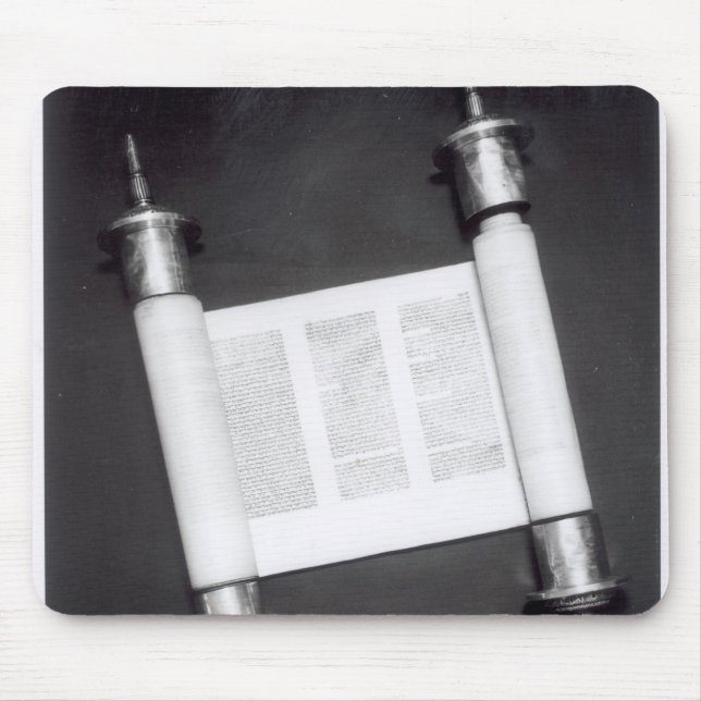 A Hebrew Scroll Mouse Pad (Front)
