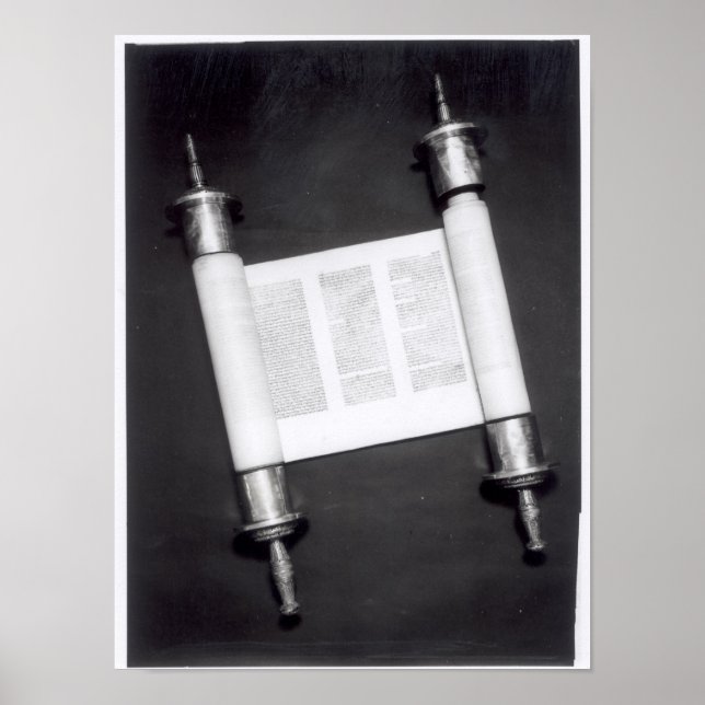 A Hebrew Scroll Poster (Front)