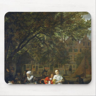 A Herb Market in Amsterdam Mouse Pad