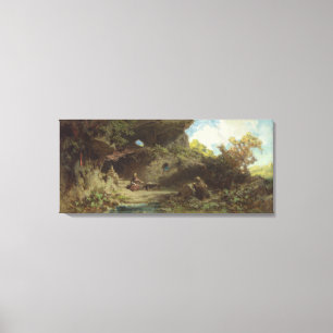 A Hermit in the Mountains Canvas Print