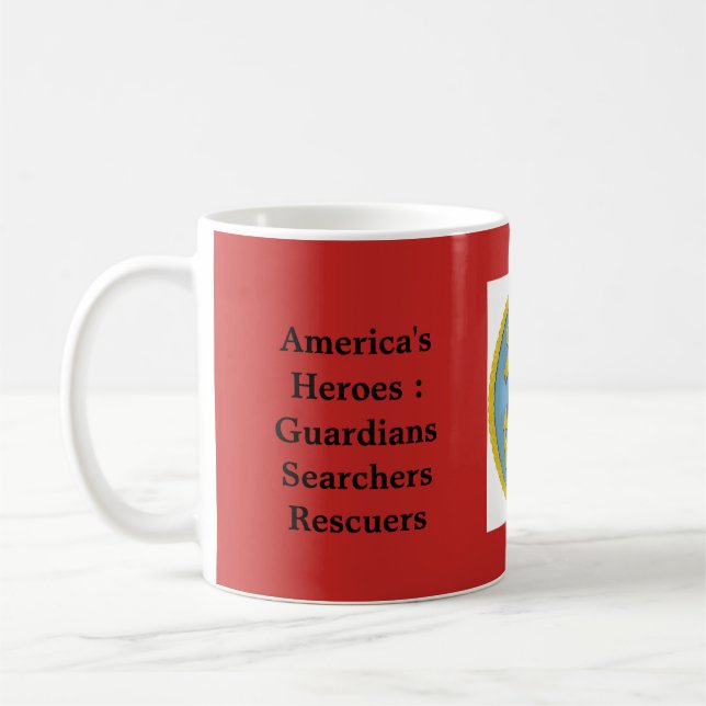 A Heroes Mug - Honouring the U.S. Coast Guard (Left)