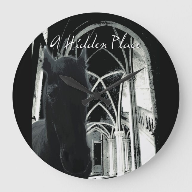 A Hidden Place - Wall Clock (Front)