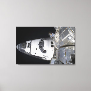 A high-angle view of the crew cabin canvas print