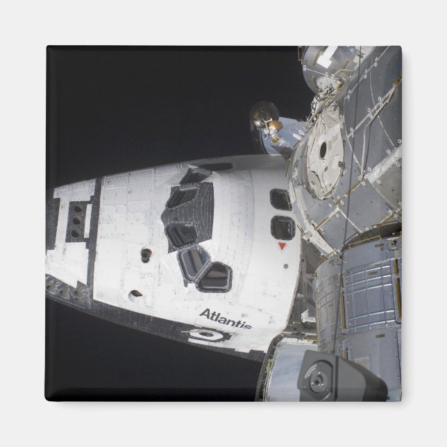 A high-angle view of the crew cabin magnet (Front)