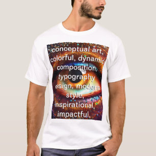 a high quality digital illustration of the ((power T-Shirt