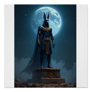 A highly detailed CGI image of Anubi Poster