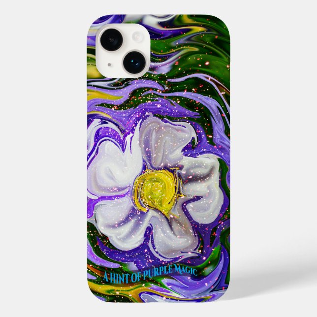 A hint of purple Magic - Flower power Case-Mate iPhone Case (Back)