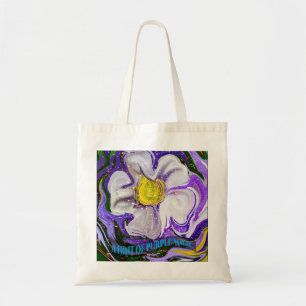 A hint of purple Magic - Flower power Tote Bag