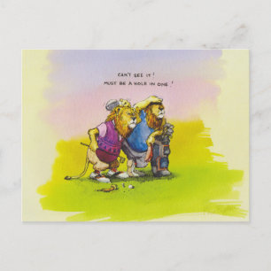 A Hole in one! Postcard