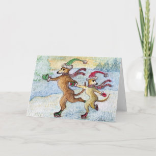 A Holiday tradition - skating Card