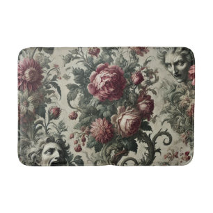 🌹 A Hollow Inheritance – Gothic Victorian Bath Mat