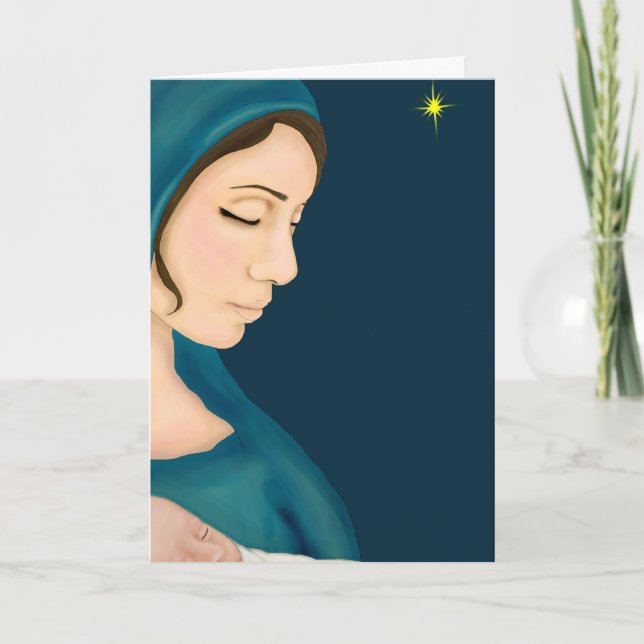 A holy Christmas Holiday Card (Front)
