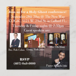 A Holy Ghost Conference Invitation