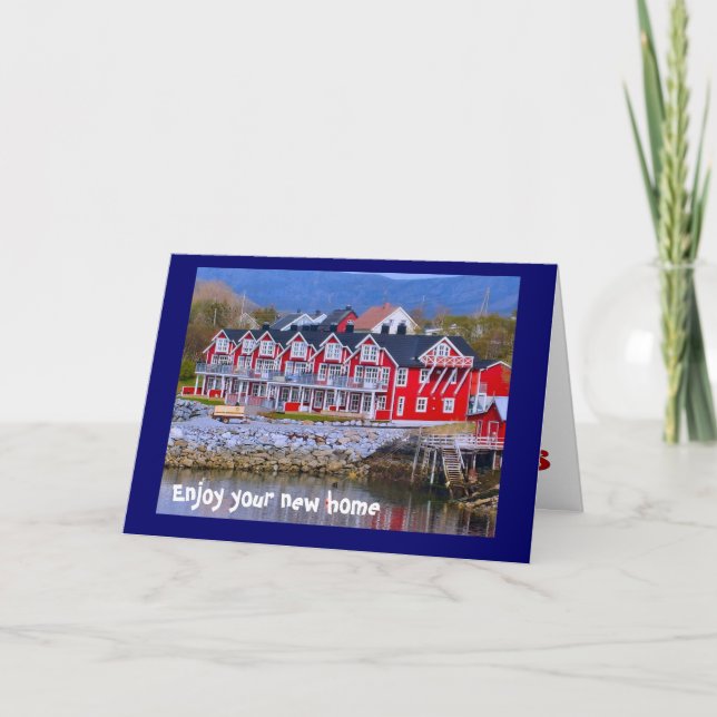 A home by the water card (Front)
