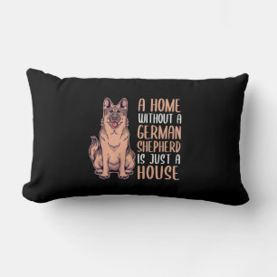 A Home Without A German Shepherd Is A Home Lumbar Cushion