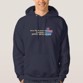 a hooded t-shirt hoodie