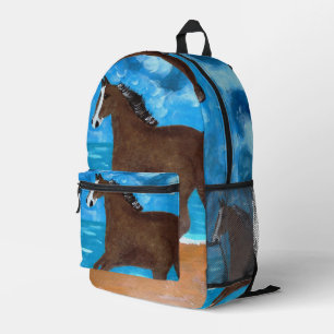 A horse backpack