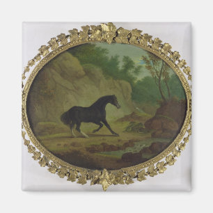 A Horse Frightened by a Snake, 1792 (oil on canvas Magnet