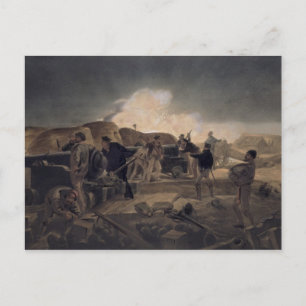 A Hot Night in the Batteries, plate from 'The Seat Postcard